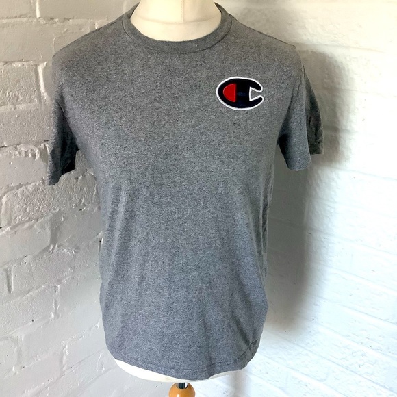 Champion Other - Champion Crew Neck T Shirt - Size M - Grey Fleck - Cotton - P2P 20”